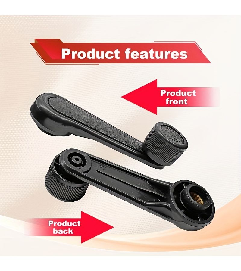 4pcs Universal Car Window Crank Handle Manual Windshield Wiper Lever Set - Image 5