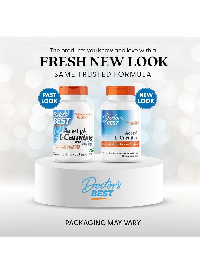 Doctor's Best Acetyl L-Carnitine 1000mg 120 Capules - Image 2
