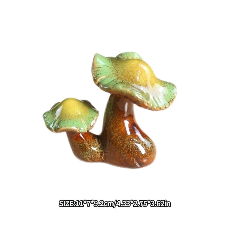 AKV Mushroom Toilet Bolt Caps Porcelain Toilet Bolt Covers Decorative,Fun Toilet Screw Cover Caps,2Pcs Ceramic Mushroom Toilet Screw Caps,Toilet Bowl Bolt Covers for Bathroom Decor,Easy to install (A) - Image 4