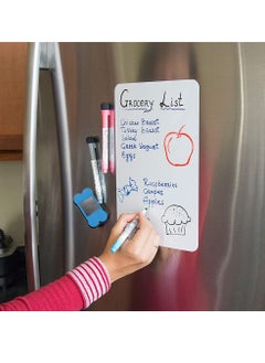 HomarKet 7-Piece Magnetic Refrigerator Dry Erase Planner Calendar Set 29.7x21cm Multicolour  - Image 2