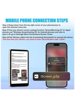 TIGER Magnetic Phone Vlog Selfie Monitor Screen | Mirroring Device | Screen Casting Device for Vloggers, Live Streamers, and Content Creators – Easy Setup, Portable, High-Quality Display for Clear Selfies & Live Stream Viewing  - Image 4