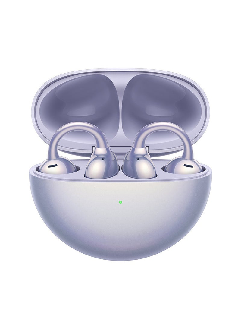 Honor Choice Earbuds CLIP Wireless Earphones, Open-Ear Bluetooth Earbuds, Feather-Like Wearing, 36 Hour Long Battery Life, Purple - Image 4