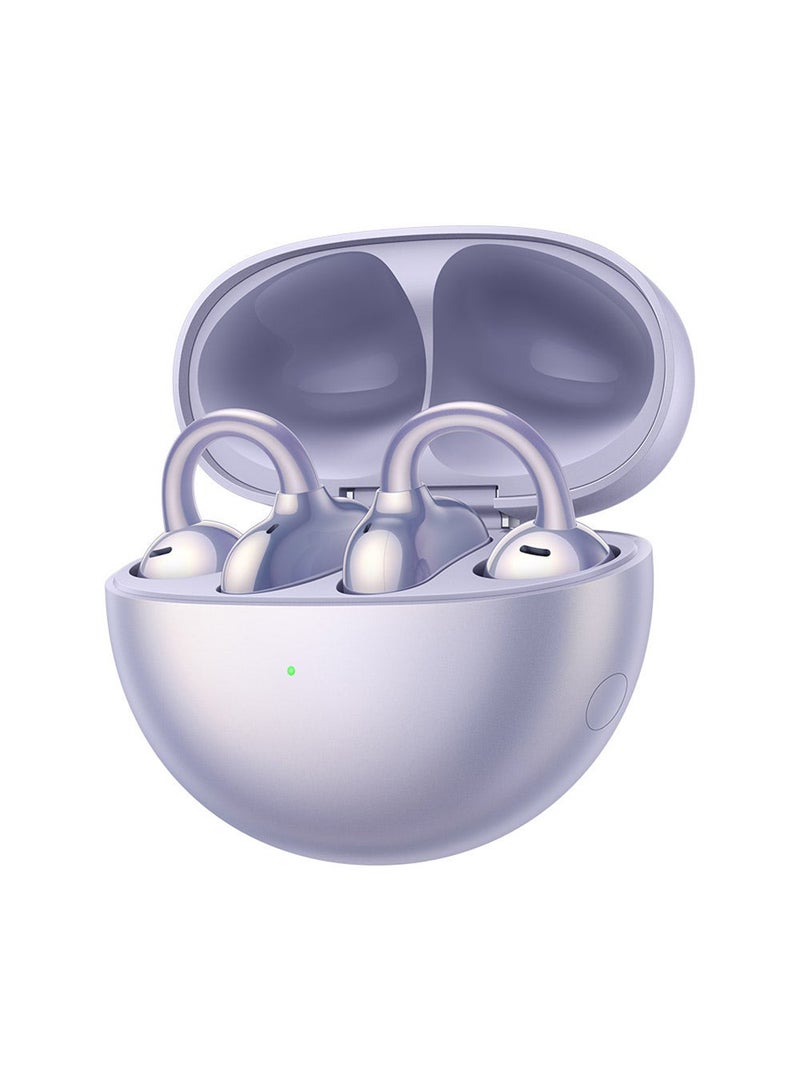 Honor Choice Earbuds CLIP Wireless Earphones, Open-Ear Bluetooth Earbuds, Feather-Like Wearing, 36 Hour Long Battery Life, Purple - Image 2