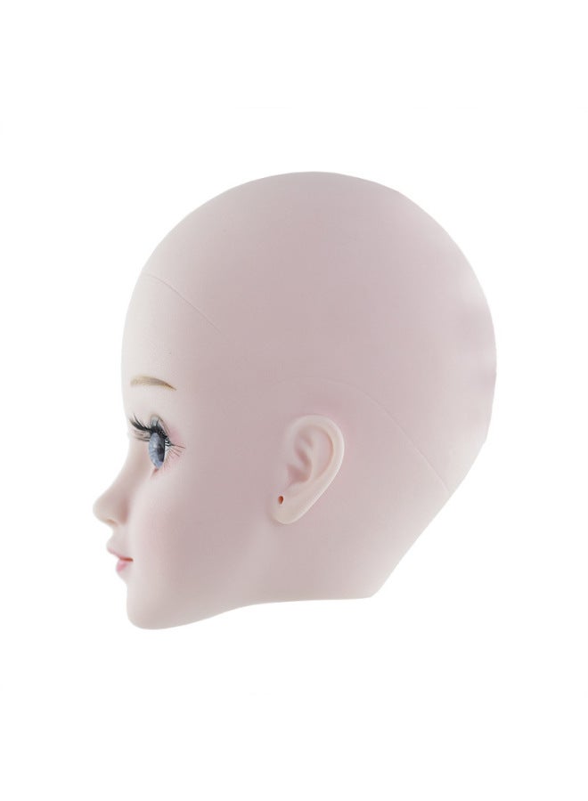 منتج نهائي لتغيير المكياج في 3 دقائق 60 سم BJD Loli Naked Doll Powder Muscle أصلع رأس العنصر الجسم 4D عيون حقيقية - اللون: رأس مكياج + جسم [عضلات وردية]] - Image 4