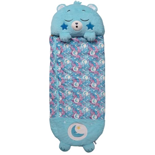 Happy Nappers Care Bears Sleep Sack Medium Bedtime Bear 54 x 20 2in1 Plush Character Opens to Sleeping Bag Soft Nap Play Animal Kids 3 - Image 1