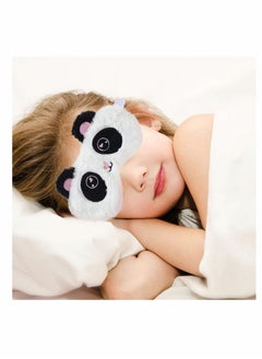 Y&D Cute Panda Sleeping Mask, Soft Fluffy Plush Blindfold Funny Novelty Animal Sleep Mask Eye Cover Eyeshade for Kids Girls Boys Women Men Night Nap Travel Meditation  - Image 2