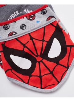 Happy Threads Happy Threads Marvel Spiderman Baby Unisex Bandana Bib 3-Pack - Spider-Man Baby Bibs  - Image 4