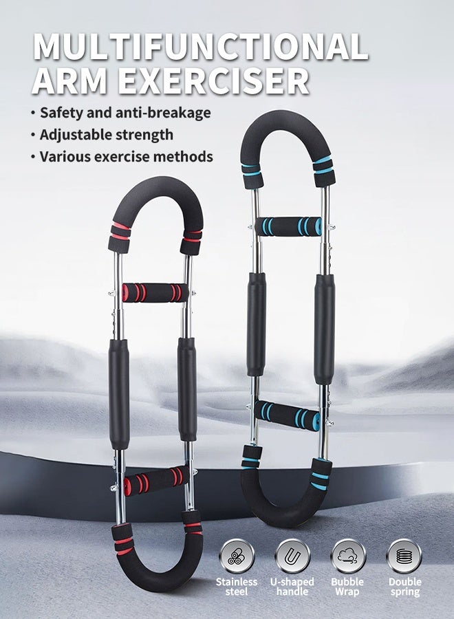 Generic Twister Arm Trainer, Adjustable Resistance Twister Arm Exerciser, Chest Expander for All Fitness Levels, Ergonomic Chest Workout Equipment, Arm Trainer with Soft Handles, Thigh Master Trainer, Portable Power Twister, User-Friendly Fitness Equipment  - Image 2