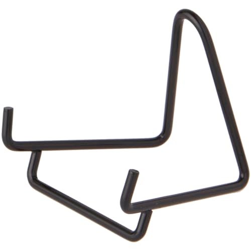 Bard's Black Wire Easel Stand, 2" H x 2.5" W x 2.5" D, Pack of 2 - Image 1