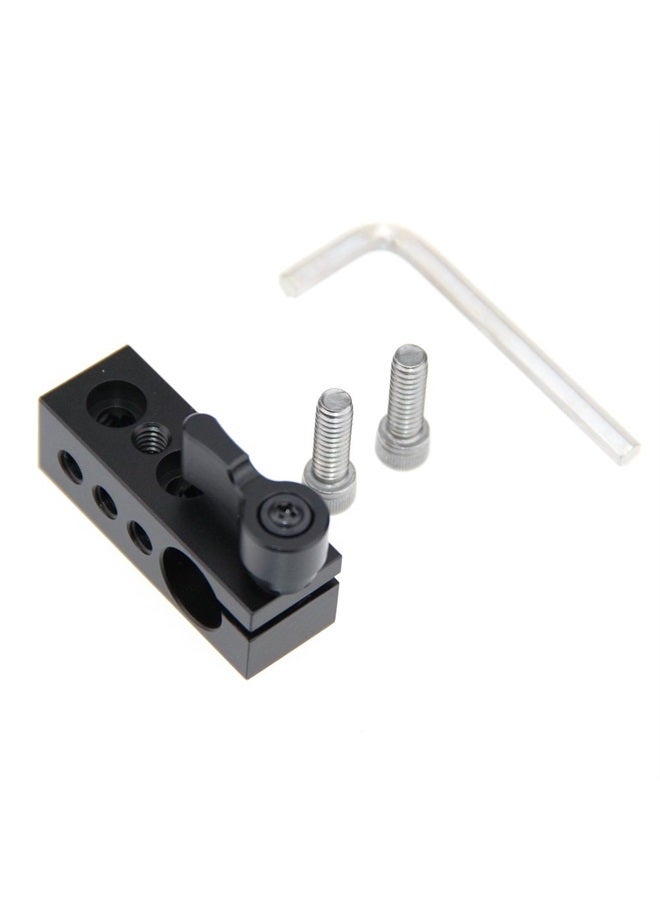 CAMVATE 1/4" Thread 15mm Rod Clamp for SLR Camera Support Rig Monitor LED Handle Grip - 1094  - Image 1