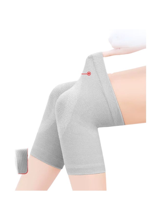 Cralvkoin Knee Brace, Warm, Breathable For Summer, For Meniscus Injury, Arthritis, Air-Conditioned Rooms, Cold Protection, For Men And Women, Middle-Aged And Elderly - Image 3