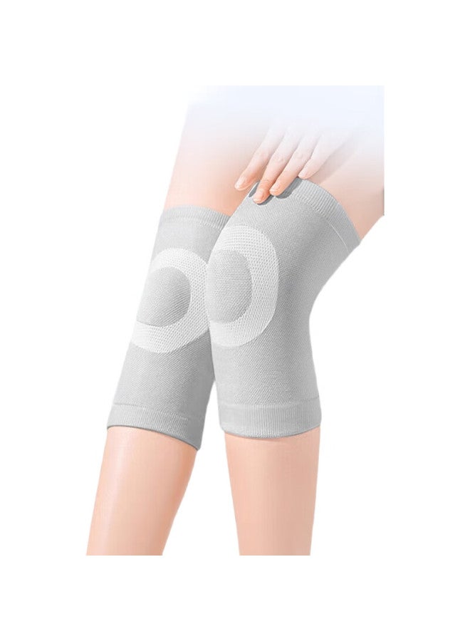 Cralvkoin Knee Brace, Warm, Breathable For Summer, For Meniscus Injury, Arthritis, Air-Conditioned Rooms, Cold Protection, For Men And Women, Middle-Aged And Elderly - Image 1
