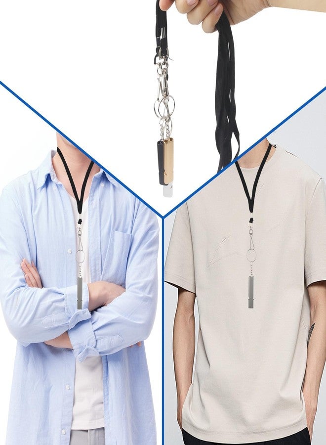 صفارة أمان بريتواد للمشي لمسافات طويلة (3 أزواج)، صفارة طوارئ عالية الجودة، صفارة عالية النبرة لسترة النجاة، صفارة أمان مزدوجة الأنابيب، صفارة طوارئ للمشي لمسافات طويلة في الهواء الطلق - Image 5