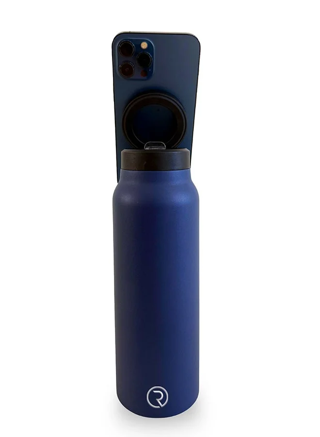 Sports Origin 32Oz (1000ml) Stainless Steel Hydration Pro Water Bottle | BPA-Free, Magsafe bottle Compatible with Free Magnetic Booster Ring, Keeps Drinks Hot 12Hrs &amp; Cold 24Hrs – Blue