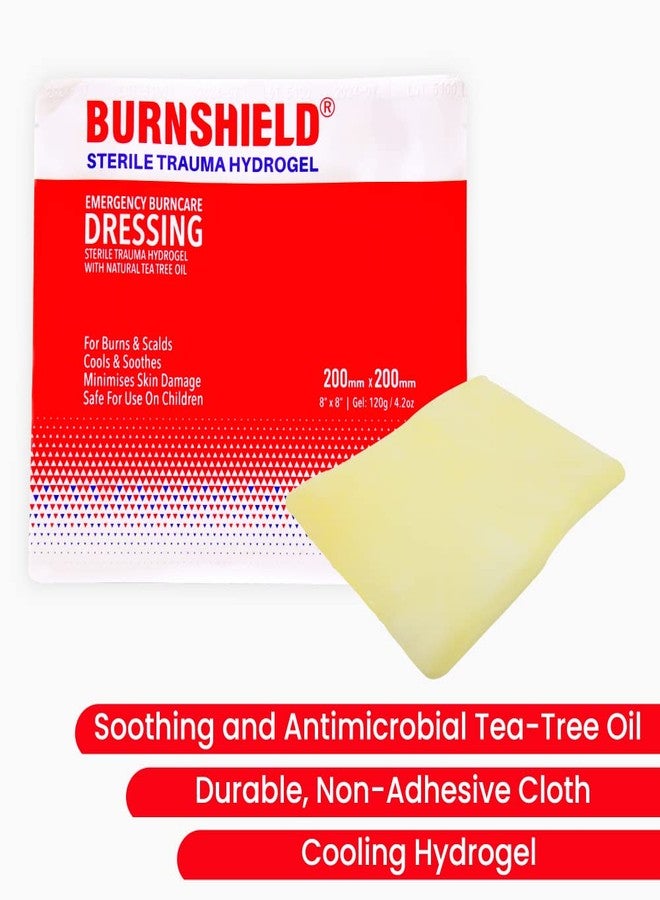 Burnshield Sterile Emergency Burn Dressing 8"x8" (20cm x 20cm Cools The Burn - Image 4