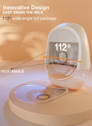 Portable Wearable Electric Breast Pump For Mothers - Automatic Hands Free Pumping Machine With 4 Modes And 12 Suction Levels With LED Display, Massage Mode - view 5