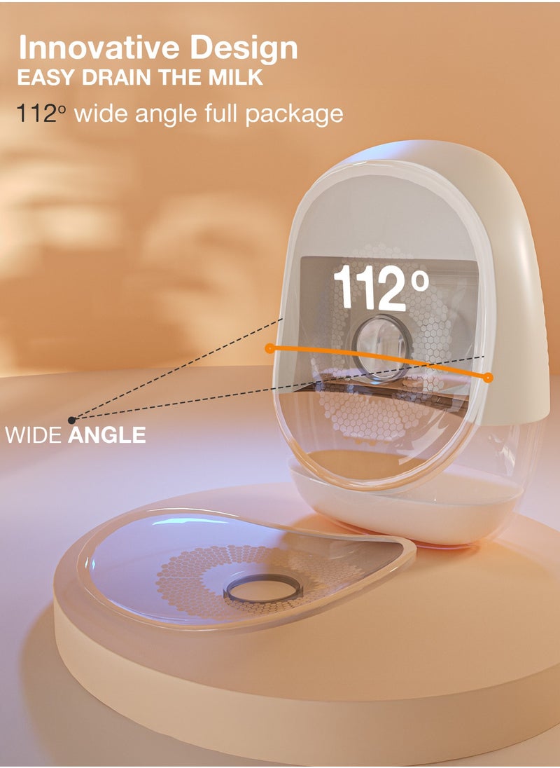 BAYBEE - Portable Wearable Electric Pump For Mothers - Automatic Hands Free Pumping Machine With 4 Modes And 12 Suction Levels With LED Display, Massage Mode - Image 1