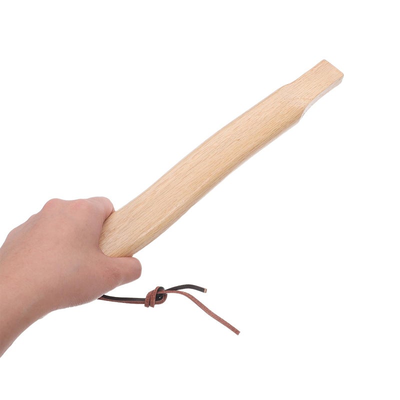 Solid Qinggang Wood Replacement Hammer Handle for Carpentry and Outdoor Repair - Image 5
