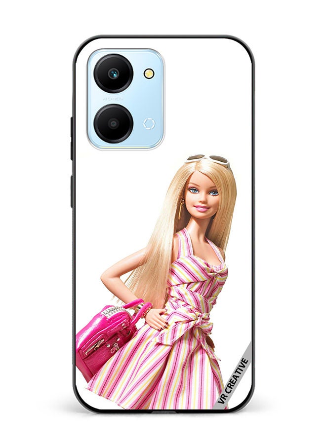 VR CREATIVE Protective Case Cover For Honor Play7T Barbie Design Multicolour - Image 1