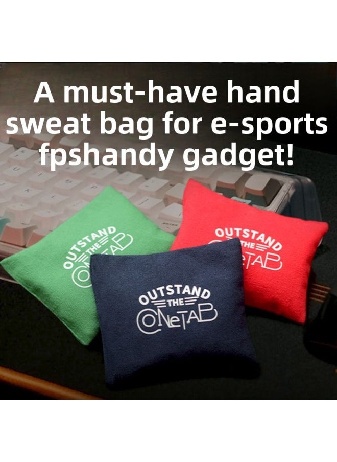 Fps Sweat Absorbing Hand Sweat Bag E-sports Game Decompression Sweat Eating Chicken LOL Fearless Contract CSGO Professional Same Special-Color:The Same Style As The High-end Professional [small Flaws, Random Colors] Logo Can Be Customized For Large Quantities