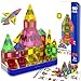 Magnetopia Mini Magnetic Tiles with Iron Box 40 PCS Travel Magnetic Tiles STEM Educational Building Set Construction Toys for Kids Ages 3 Portable Building Toys for Toddlers Boys Girls Birthday Gift - Image 2