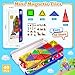 Magnetopia Mini Magnetic Tiles with Iron Box 40 PCS Travel Magnetic Tiles STEM Educational Building Set Construction Toys for Kids Ages 3 Portable Building Toys for Toddlers Boys Girls Birthday Gift - Image 4