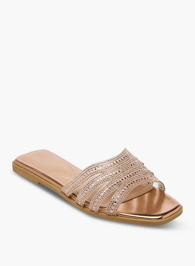 Celeste Women Embellished Flat Sandals