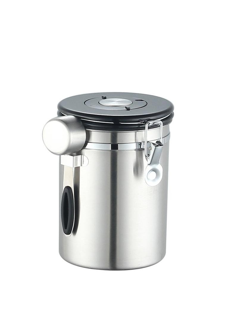 Y&D 1800ML Sealed Exhaust Coffee Powder Bean Storage Storage Can  - Image 1