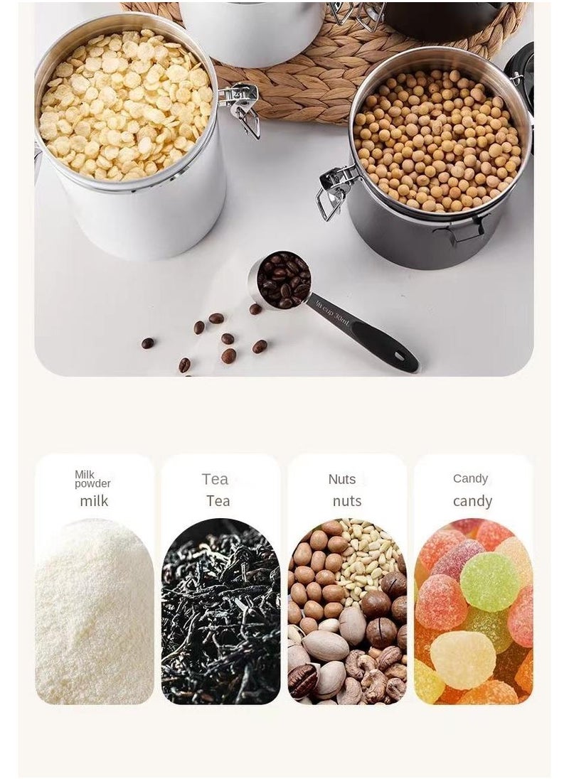 Y&D 1800ML Sealed Exhaust Coffee Powder Bean Storage Storage Can  - Image 5