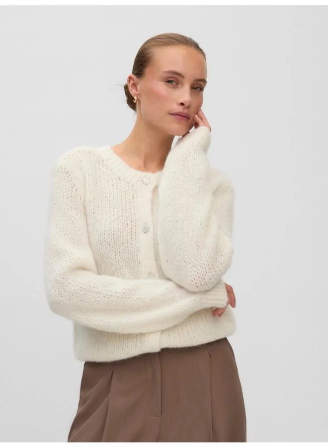 Vero Moda Maybe Jewel Long Sleeve O-Neck Buttoned Cardigan
