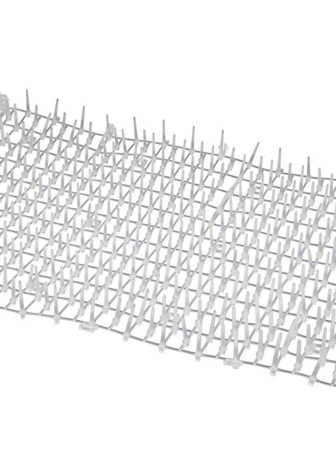 TAPIX Cat Scat Mat Clear (8 Ft.) With 6 Staples, AntiCat Network With Spikes Digging Stopper  Cat Deterrent Mat For Indoor And Outdoor  - Image 4