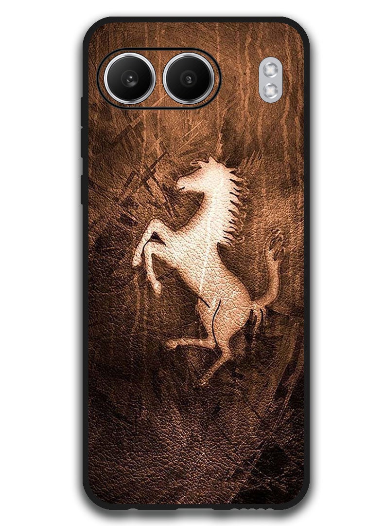 Theodor Protective Case Anti Scratch Shock Proof Bumper Cover For OnePlus Nord 4 Leather Horse - Image 1