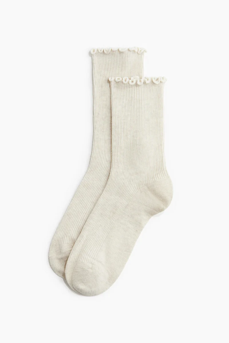 H&M 5-pack rib-knit socks