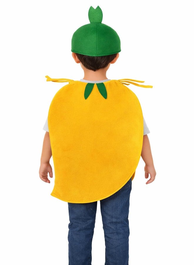 EthnicAlive Fruits and Vegetable Cutout Fancy Dress For Kids | Heathy Food Baby Costume | Fruits Theme Cosplay Costume For Girl And Boys (Mango, 4-5 Years) - Image 2