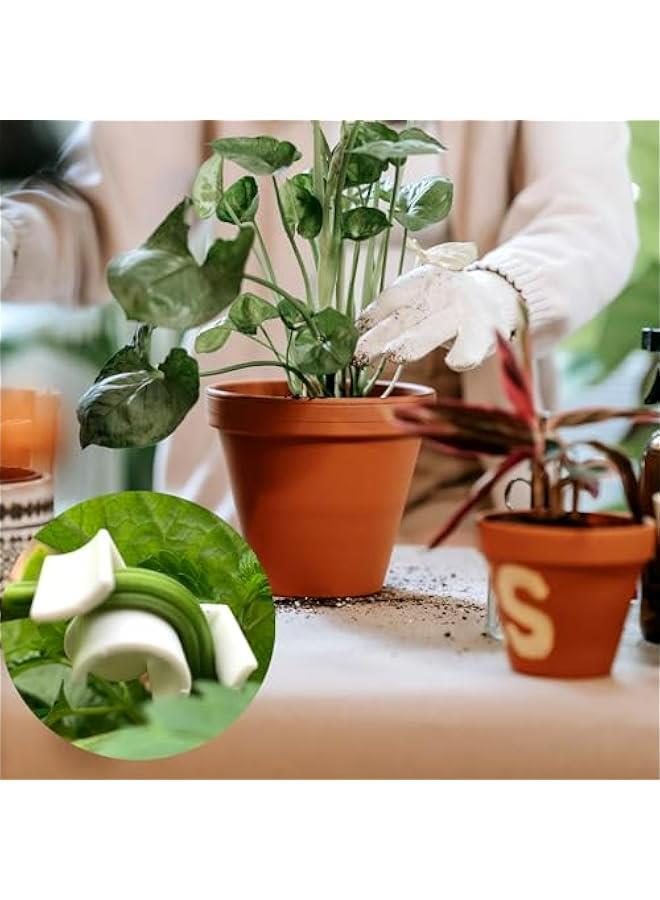 Generic 40 Pieces of Low Stress Training Clips for Plant Training in White and Red Color Bend Plant Trainer Bud for Gardening - 90 Degrees Bud Bender  - Image 5
