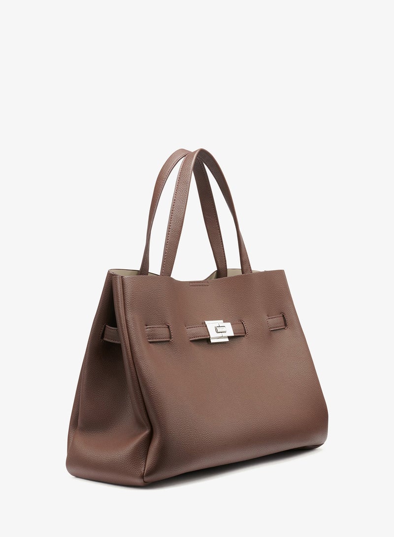 دكني حقيبة ساتشل بمقبض علوي وشعار براير - Image 4