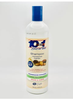 Generic 10 en 1 Intensive Regenerator with Argan & Shea Butter, Moisturizing Hair Shampoo by Miss Key, 16 Oz 
