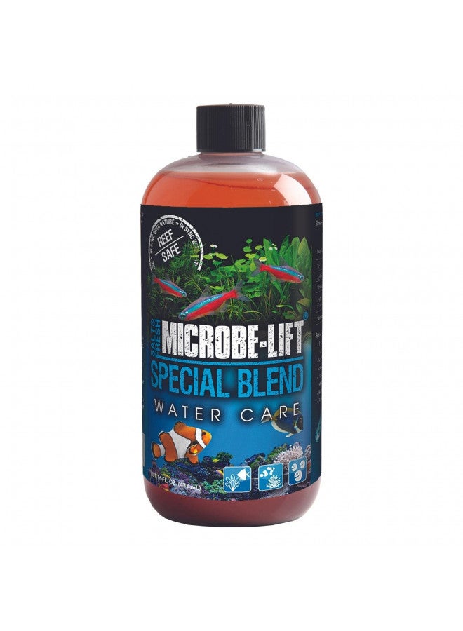Microbe Lift MICROBE-LIFT SBH16 Special Blend Aquarium and Fish Tank Cleaner for Freshwater and Saltwater, 16 Ounces - Image 1