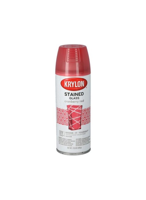 Stained Glass Spray Paint Cranberry Red 11.5oz