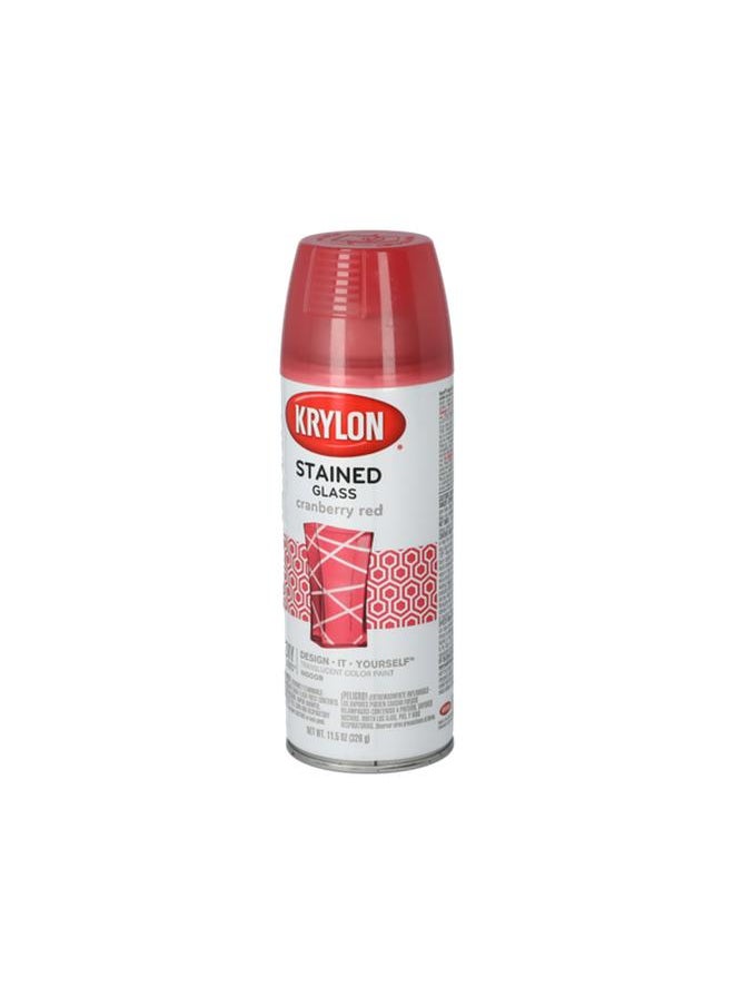 Stained Glass Spray Paint Cranberry Red 11.5oz