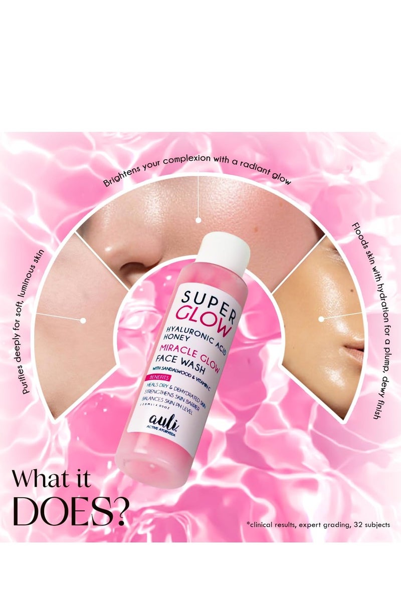 AULI LIFESTYLE Auli Super Glow Face Wash for All Skin Types 210Gm - Image 3