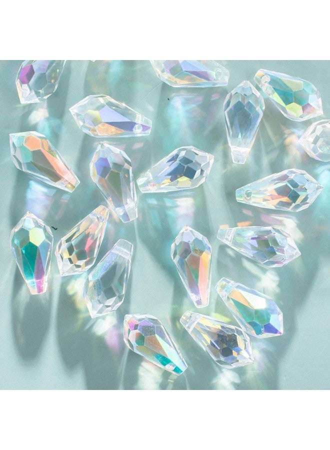 LONGWIN 72Pcs Ab Teardrop Crystal Beads Longwin 7X14Mm Waterdrop Faceted Glass Beads For Jewelry Making Earrings Necklaces Bracelets - Image 3