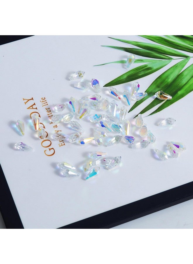 LONGWIN 72Pcs Ab Teardrop Crystal Beads Longwin 7X14Mm Waterdrop Faceted Glass Beads For Jewelry Making Earrings Necklaces Bracelets - Image 4