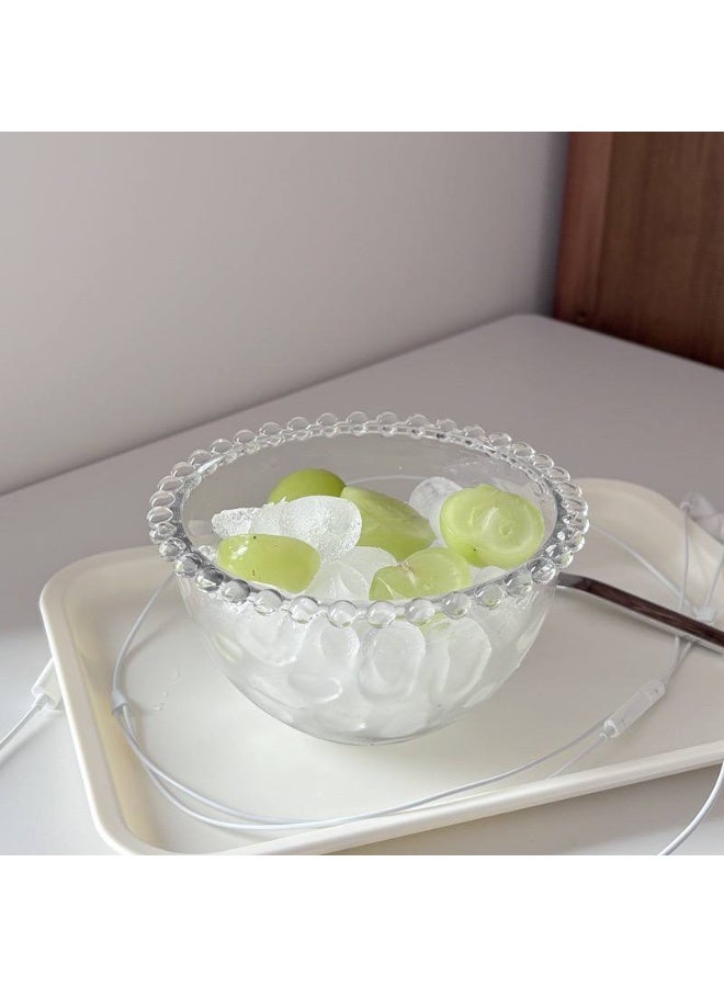 Glass Bubbles Bowl 14 x 8 cm - Image 1