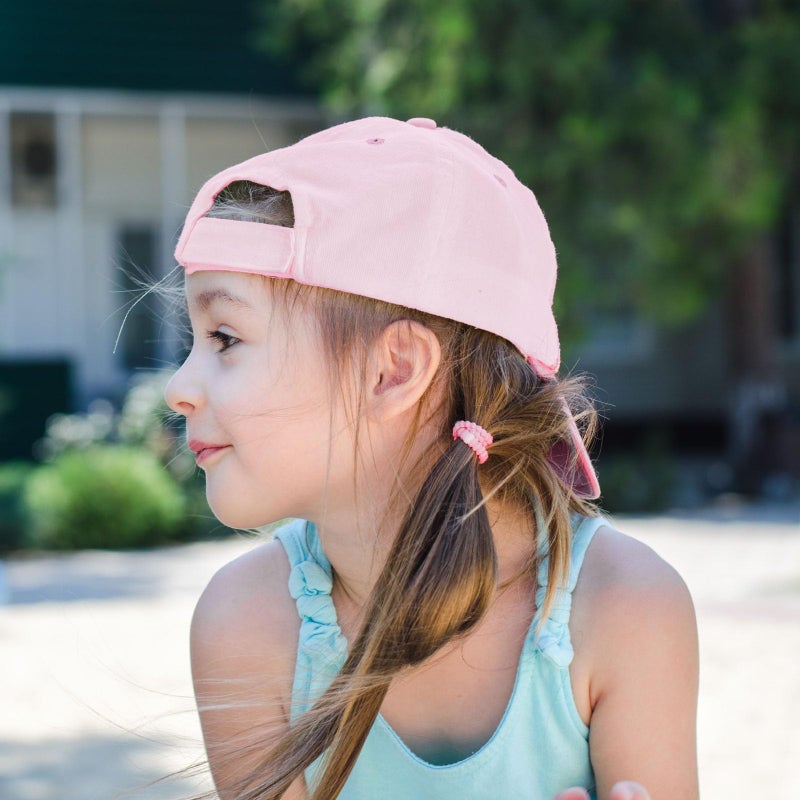 Beieverluck Toddler Baseball Hat, 4 Pieces Adjustable Cotton Cap for Kids Aged 3-10 Years, Unisex HAT (Black, White, Pink, Light Pink) - Image 5