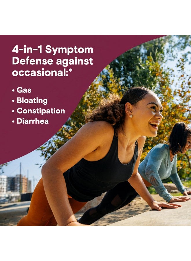 فيليبس كبسولات بروبيوتيك يومية من Phillips' Colon Health، 4 في 1 للدفاع عن الأعراض للمساعدة في الدفاع ضد الغازات العرضية والانتفاخ والإمساك والإسهال، مكمل يومي، 60 كبسولة - Image 2