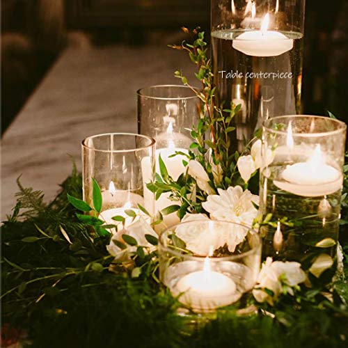 Loviga 12Pcs Floating Candles for Centerpieces 4 Hours 1.7 Inch Burning White Unscented Classic Floating Candles for Weddings, Parties,Spa,House-Warming,Holiday and Home Decorations - Image 3