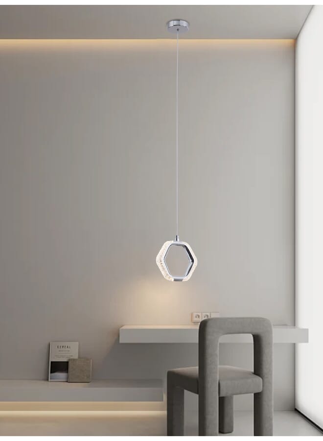 Best Power Modern LED Pendant Lamp 9892 – 7W, 3 Light Modes, 10cm Base, 180cm Adjustable Cord – Stylish Hanging Light for Dining, Kitchen & Living Rooms - Image 1