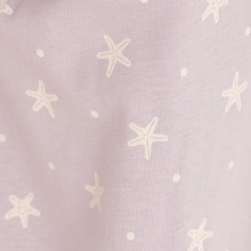 سبلاش فيڤ فستان نوم للحوامل مطبوع - Image 4