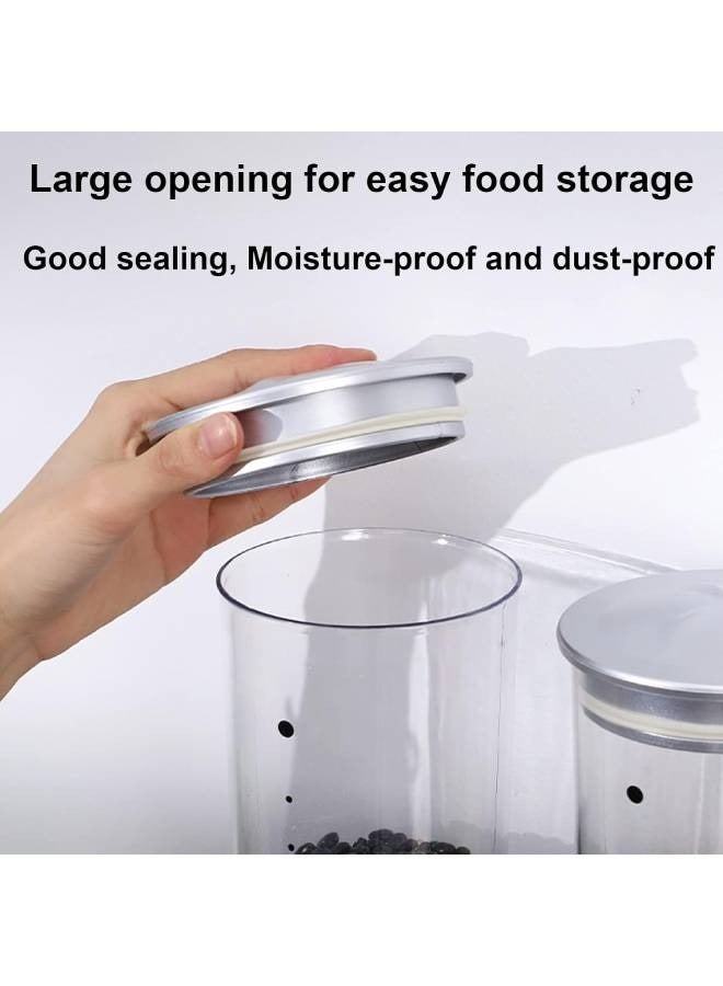 Double Cereal Dispenser Storage Container for Kitchen Food Organization - Image 4